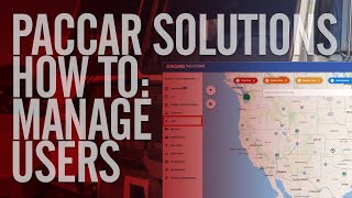 PACCAR Solutions | How To: Manage Users