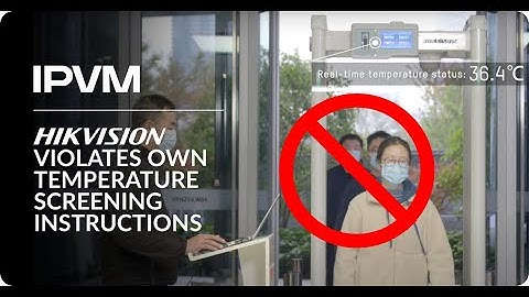 Deleted Hikvision Temperature Screening and Metal Detector Solution Violated
