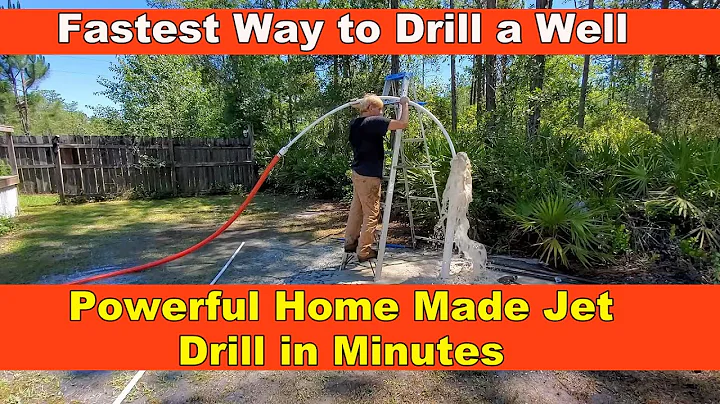 How to Drill a Well - Most Powerful Homemade Jet - Complete Guide
