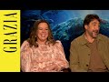 &#39;Be Quiet, I’m Singing!&#39;: Melissa McCarthy &amp; Javier Bardem Gush Over Halle Bailey