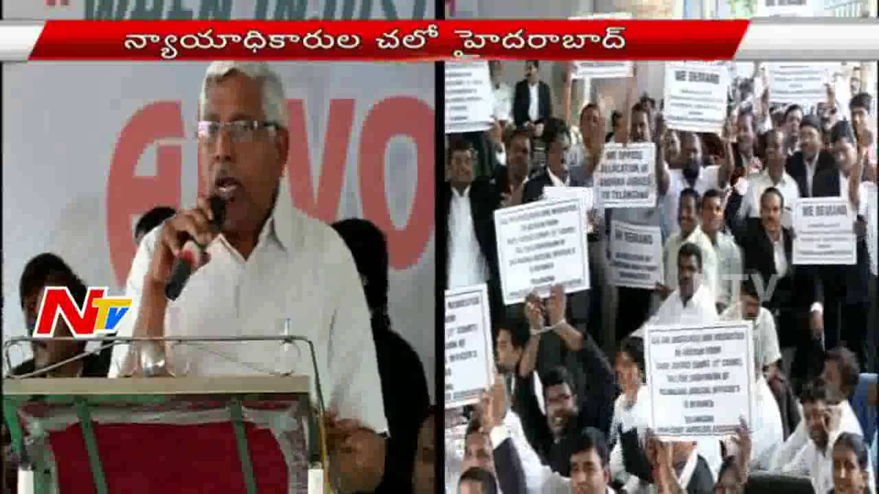 Advocates Protest allover Telangana on Separate High Court Demand || NTV