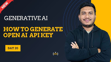 How to Generate OpenAI API Key  l Basic to Advance | Generative AI Series