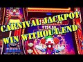 Bonus after bonus on jackpot carnival slot machine  unbeliveble  huge win 