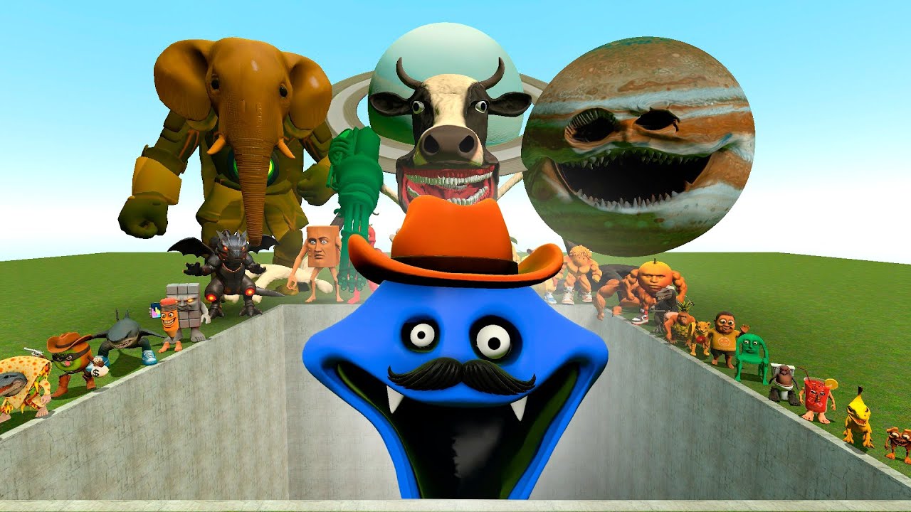 ALL NEW ITALIAN BRAINROT FAMILY VS THE GIANT PIT WITH HUNGRY WORM DADDY!