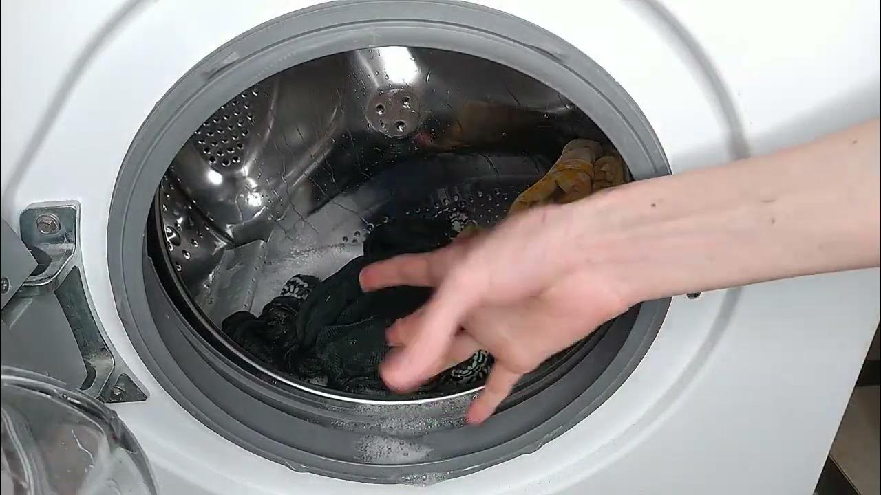 High unbalanced spin with water and laundry washer Lg YouTube