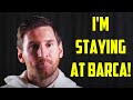 MESSI STAYS AT BARCELONA AND HERE'S WHY!