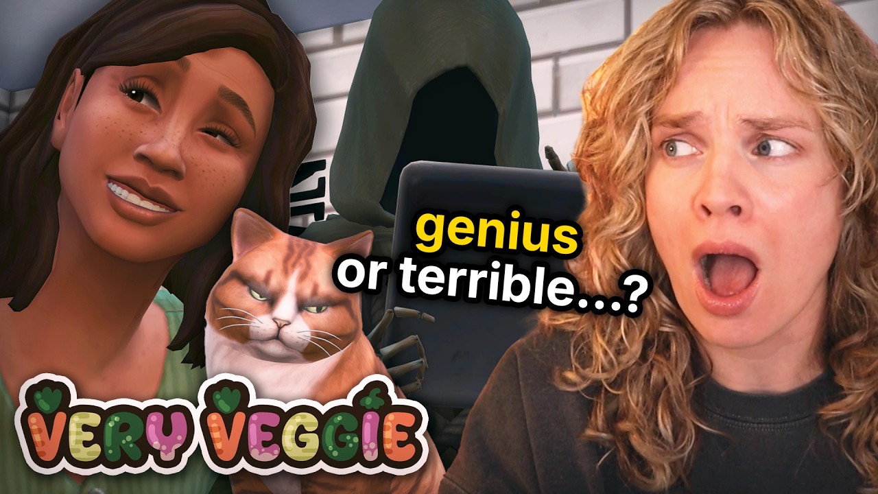 My Sims Found A Very Questionable Way To Get Rich... | Very Veggie Challenge 🥦