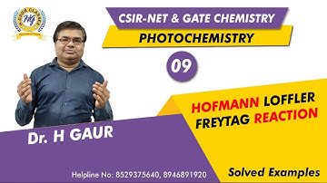 Photochemistry 09 | Hofmann Loffler Freytag Reaction
