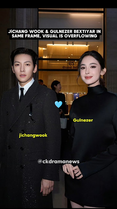 Ji chang wook with Gul nezer ✨🔥 #jichangwook #gulnezerbextiyar #cdrama #kdrama #pfw2025 #shorts #fyp