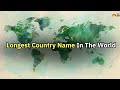 Largest country name in the world 🌎#world #quiz questions #worldwide #countries name