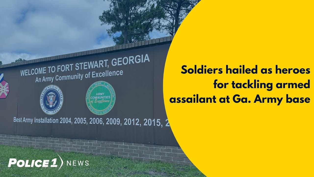 Soldiers hailed as heroes for tackling armed assailant at Ga. Army base
