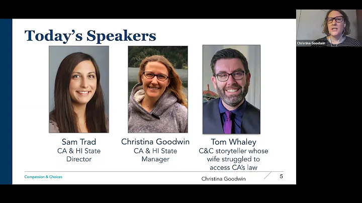 Compassion & Choices CA End of Life Option Act Webinar