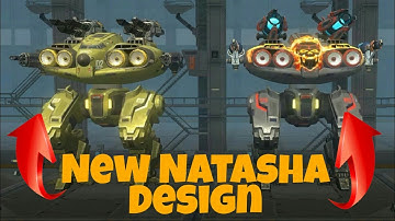 New Natasha Model Design & Gameplay - War Robots Test Server [4.2]
