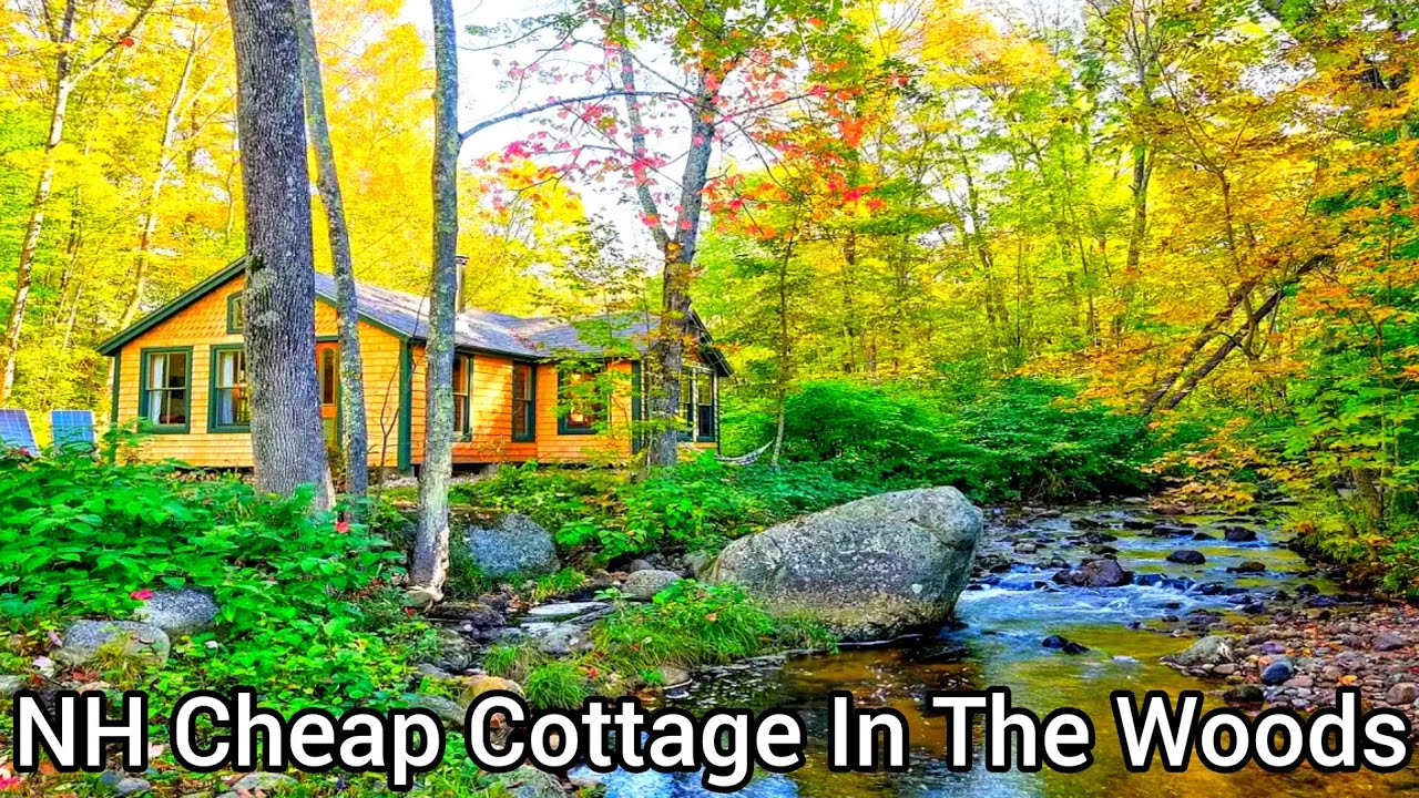 New Hampshire Waterfront Cabin For Sale 179k 0.29 acres New