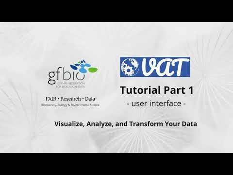 VAT Tutorial Part1 - user interface
