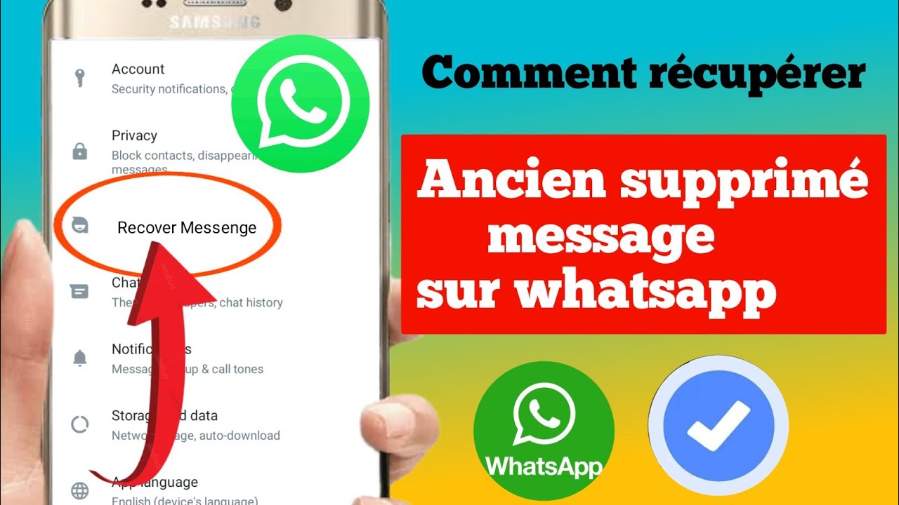 Comment récupérer les anciens messages supprimés Whatsapp | Restaurer