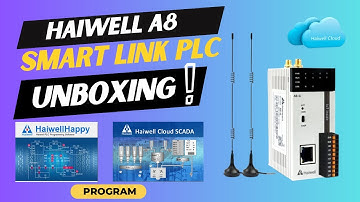 Unbox || Haiwell SmartLink A8 (PLC+HMI แบบไม่หน้าจอ มาพร้อมกับ Digital input 8 ช่อง ภายในตัวเดียวกัน