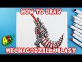 How to Draw MECHAGODZILLA BLAST