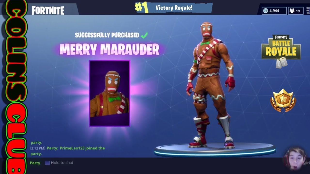 Fortnite Gingerbread Man Wallpaper