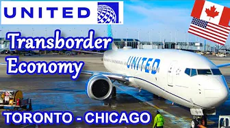 UNITED AIRLINES TRANSBORDER SERVICE | TORONTO - CHICAGO | B737-800