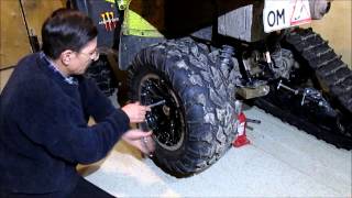 Установка гусениц Camoplast T4S на ATV Suzuki King Quad 750