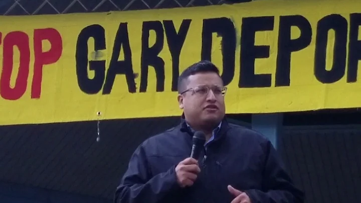 Alfredo Estrada - No Gary Deportations Rally