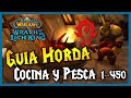 GUÍA como subir COCINA 🍗 y PESCA 🎣 a la vez, 1 - 450 || HORDA 🔴 || WoW WotLK Classic