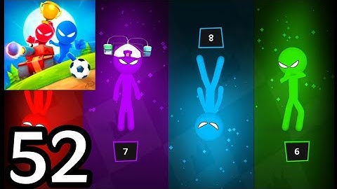 Stickman Party: Random Championship ×5 - 1234 Player - Android Gameplay Walkthrough Part 52