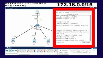 ►Class B FLSM Subnetting Example I CISCO CCNA I 172.16.0.0 /16 I Tons OF Network Fun