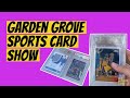 Connecting with monster collectors  march garden grove sports card show vlog