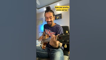 Fun and groovy Guitar practice Tip - Chandresh Kudwa - #shorts