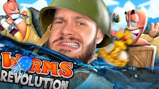 УТОНУЛ = ПРОИГРАЛ ПОТОП ЧЕРЕЗ 10 МИНУТ // FROST & SNAKE: Worms Revolution