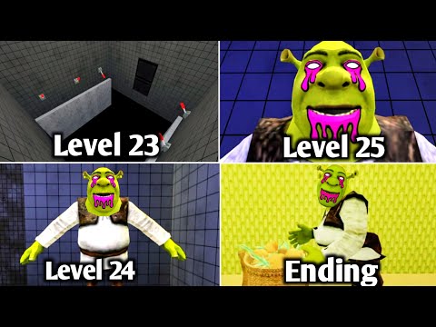 SHREK IN THE BACKROOMS UPDATED(level 1 to 22 speed run)