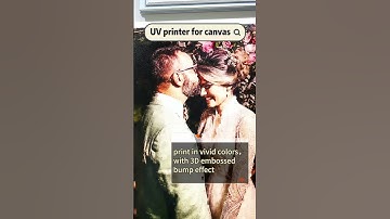 UV flatbed printer for canvas printing with vivid colors, 3d embossing effect.