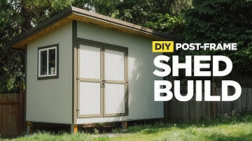 DIY Post Frame Shed Build – Part 3 of 3
