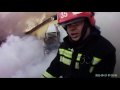 Работа пожарных Москвы.