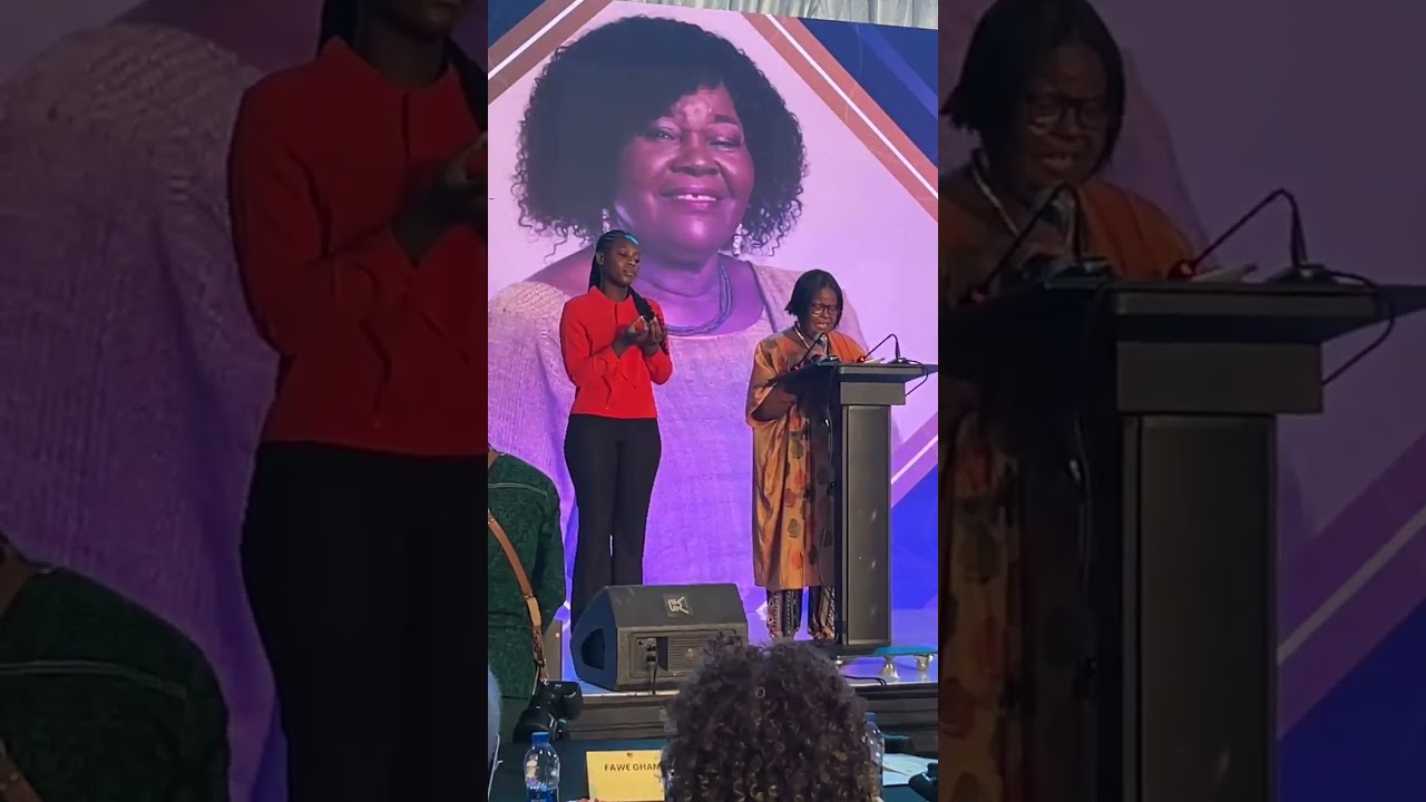 Yayra at the FAWE Ghana 2024-2028 Strategic Plan launch