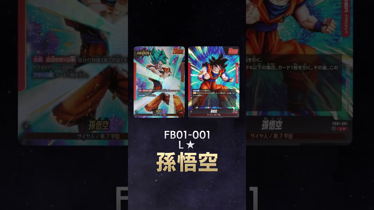 ドラゴンボールスーパーカードゲーム フュージョンワールド FB01