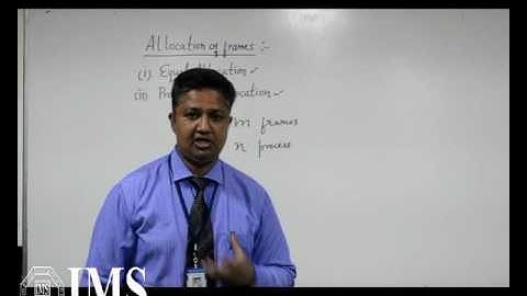 Allocation of frames equal allocation