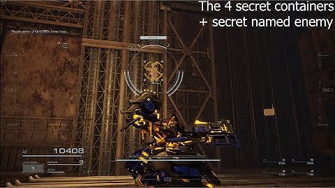 AC6 mission - "Infiltrate Grid 086" - 4 Secret mech parts