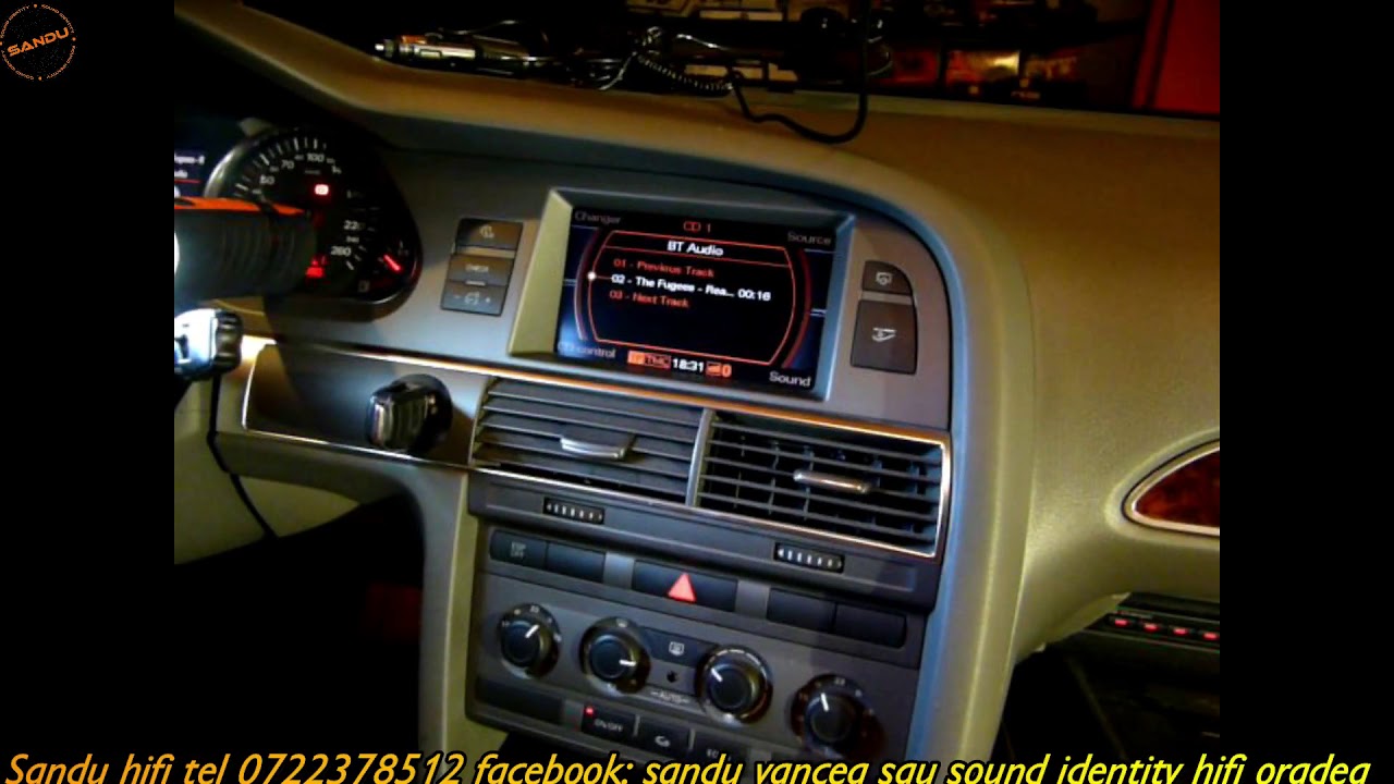 Audi A6 C6 Mmi 2g Usb Bt Audio Aux In Youtube