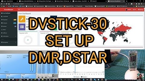 DVMEGA, DVSTICK 30 -FULL TEST , DSTAR,FUSION.DMR - PC or LAPTOP