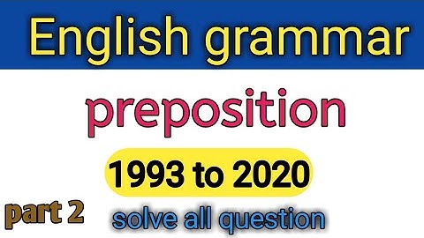 Assam HSLC preposition part2 all solution 1993 to 2020