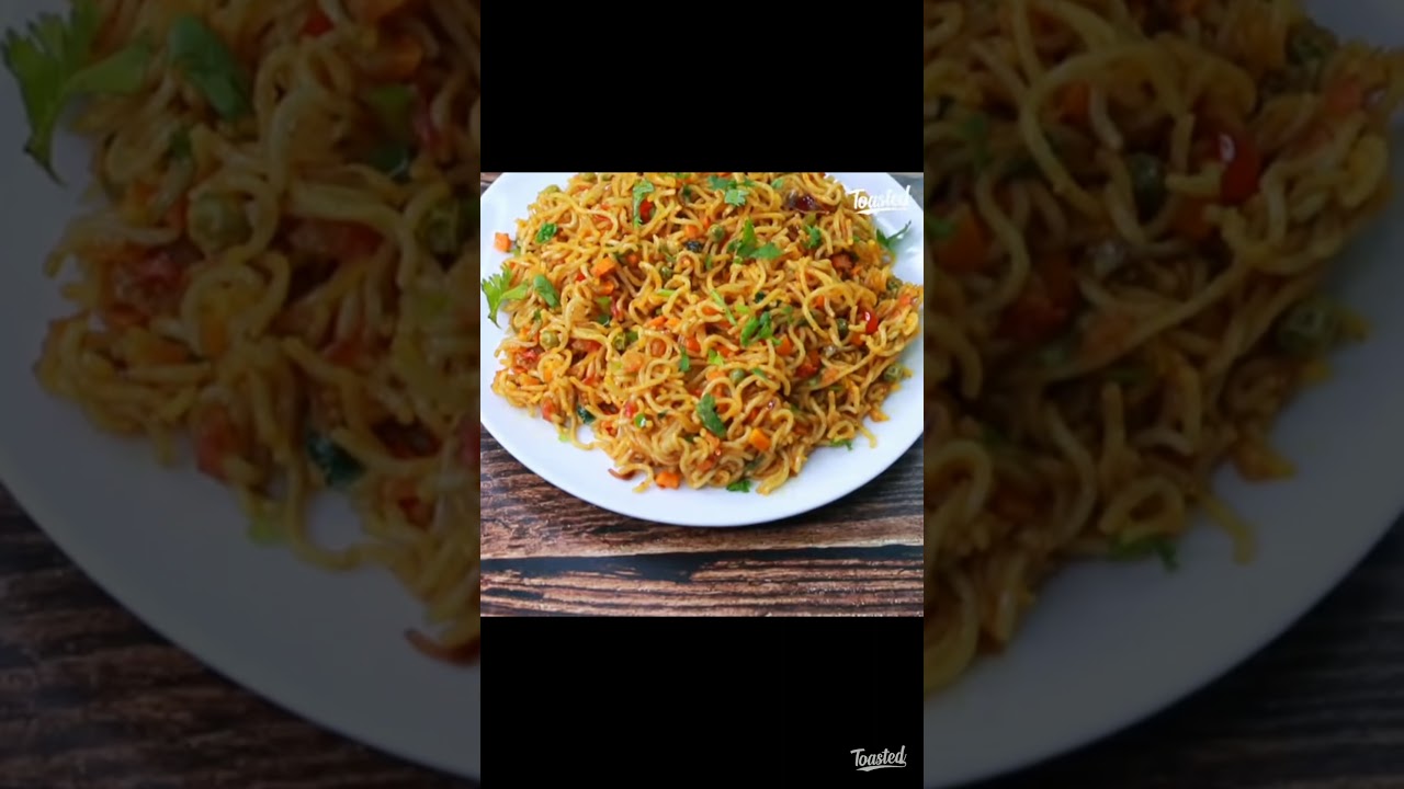 Recipe of masala Maggi noodles with many ingredients. YouTube