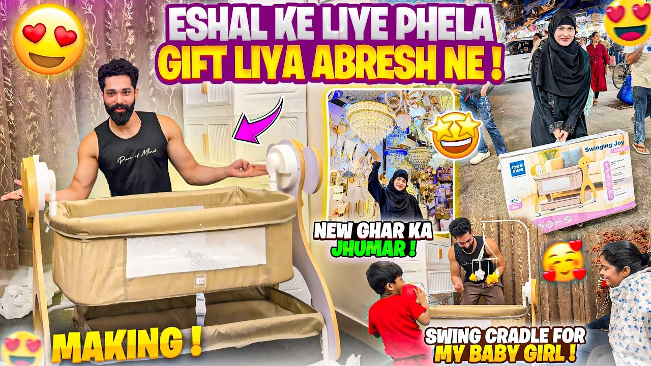Eshal Ke Liye Phela Gift Liya Abresh Ne 😍| Baby Ke Rone Se Hue Pareshaan | Fokats | Abresh & Zeeshan