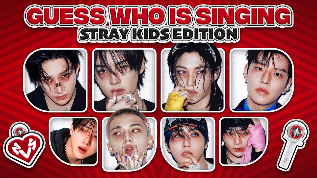 STRAY KIDS GAME | GUESS WHO IS SINGING, RAPPING & TALKING