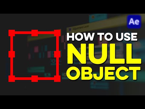 How to Use Null Objects in After Effects (Beginner Tutorial)