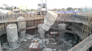 ĐẬP ĐẦU CỌC KHOAN NHỒI ĐK 1.5M - CAO TỐC BẾN LỨC LONG THÀNH 3