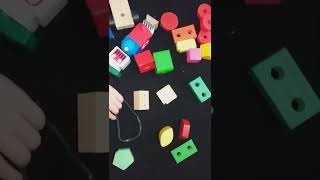 jouets en bois à empilé (activité manuelle 2ans 3ans)