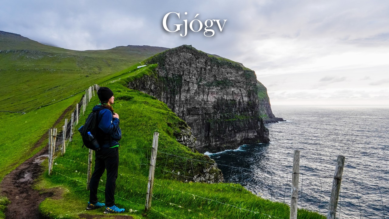 Hiking to the cliffs of Gjógv | Faroese Islands